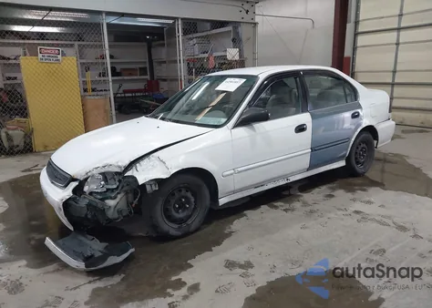 1999 Honda Civic Lx из США, поврежденный, VIN 2HGEJ6577XH504189